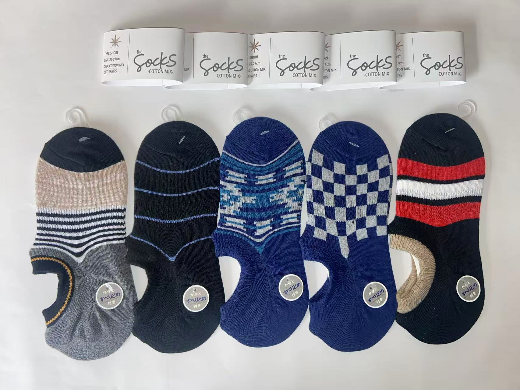 春夏・紳士柄ショートスニーカー